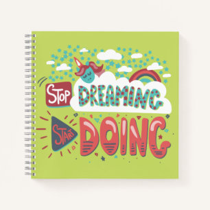 Cuaderno Dejar de soñar, empezar a hacer el timbre suave