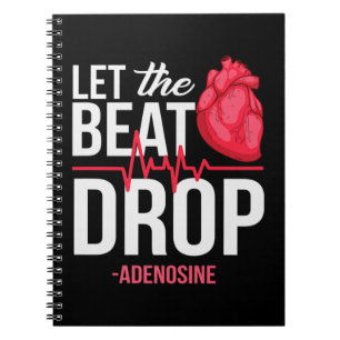 Cuaderno Dejar que el Golpe suelte Adenosine TeeLet el ritm
