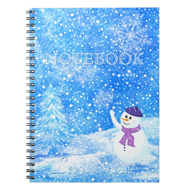 Cuaderno Dejar que nieve para portátiles (Frente)
