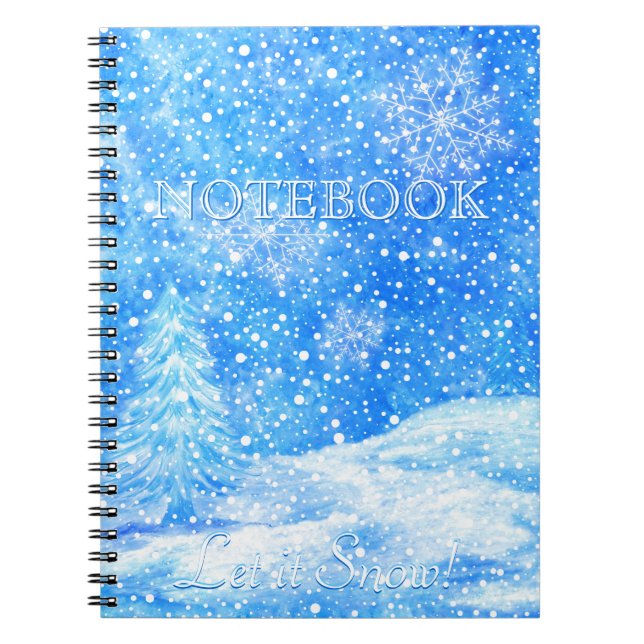 Cuaderno Dejar que nieve para portátiles (Frente)