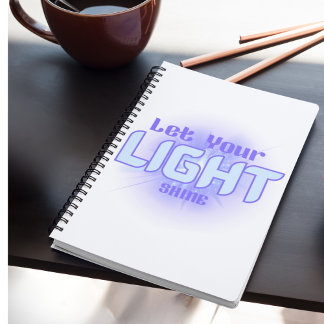 Cuaderno Dejar que su portátil brillante luminoso