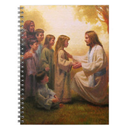 Cuaderno Deje a los pequeños niños venir a mí diario