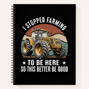 Cuaderno Dejé la granja para estar aquí así que esto es mej
