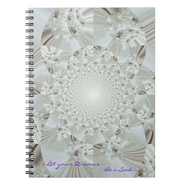 Cuaderno Deje su ~ de los sueños ser una semilla… (Frente)