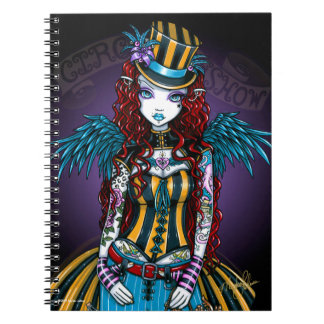 Cuaderno del acto secundario del tatuaje del circo