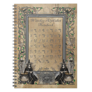Cuaderno del alfabeto de las brujas