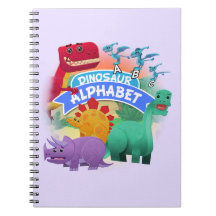 Cuaderno del alfabeto del dinosaurio