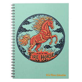Cuaderno del año del caballo de fuego 2