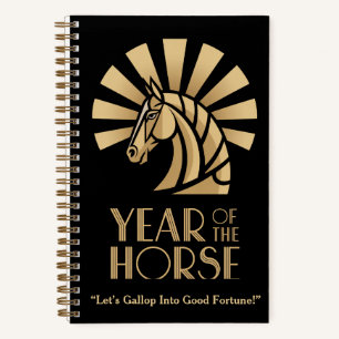 Cuaderno del Año del Caballo del Zodiaco Chino
