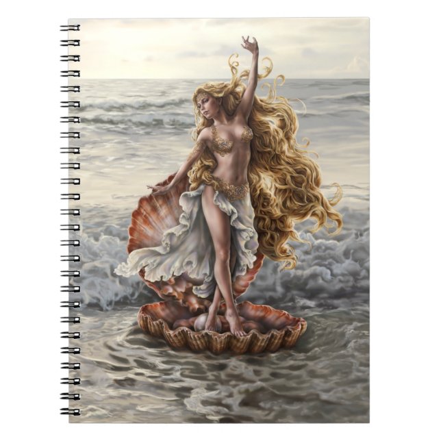 Cuaderno del Aphrodite de la diosa del artista (Frente)