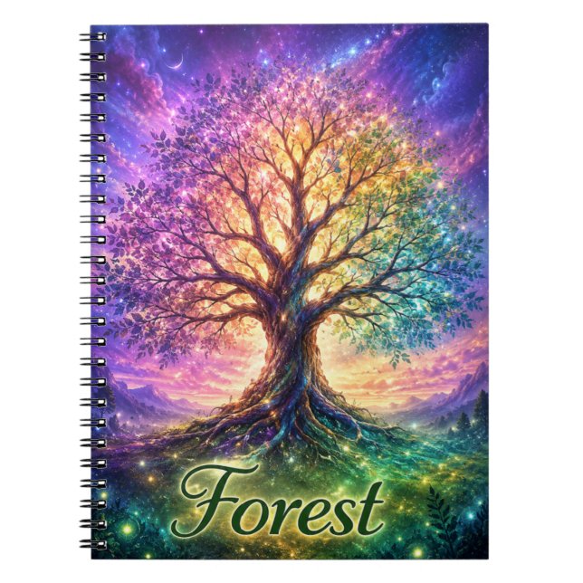 Cuaderno del Árbol de la Vida del Bosque (Frente)