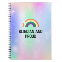 Cuaderno del arcoiris, blindis y orgulloso