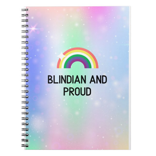 Cuaderno del arcoiris, blindis y orgulloso (Frente)