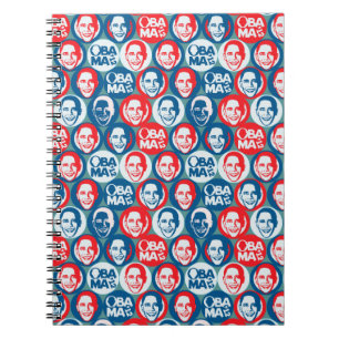 Cuaderno del arte pop de Obama 2012