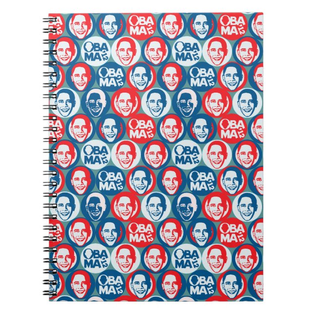 Cuaderno del arte pop de Obama 2012 (Frente)