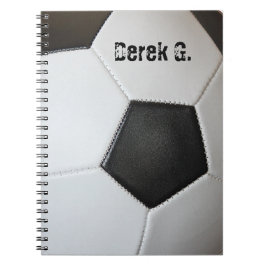 Cuaderno del balón de fútbol