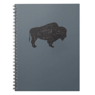 cuaderno del bisonte del Vintage-estilo