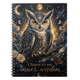 Cuaderno del Búho Celestial Escucho mi Sabiduría I