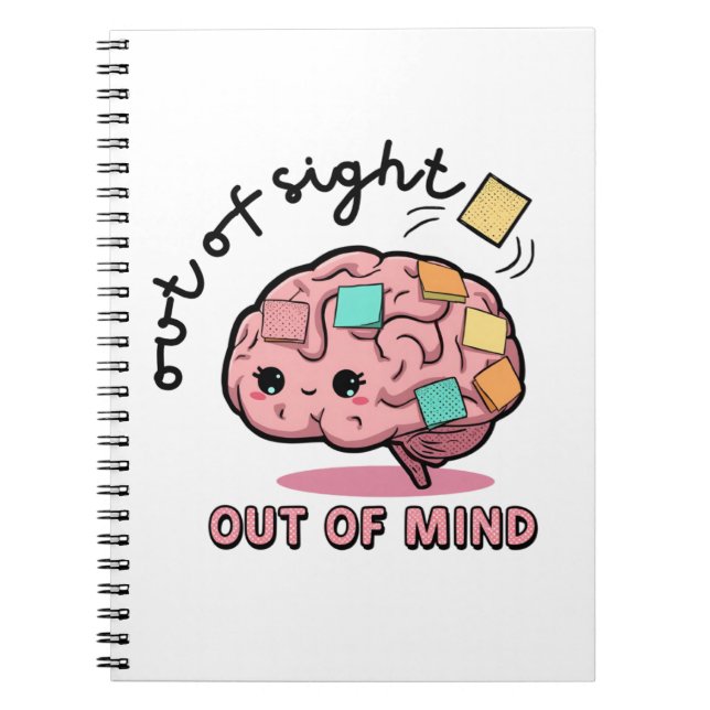 Cuaderno del cerebro ADHD lindo (Frente)