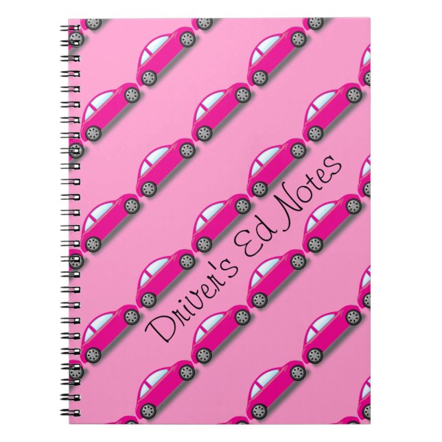 Cuaderno del Coche Rosa Lindo (Frente)