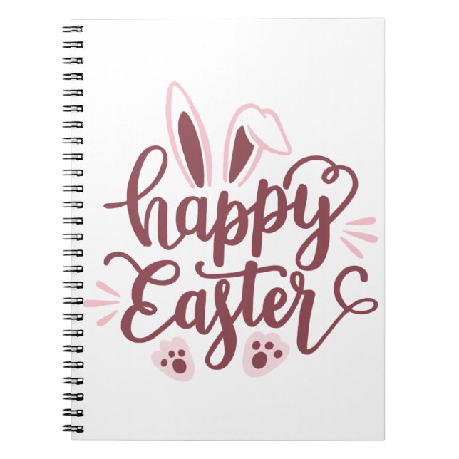Cuaderno del Conejo Feliz de Pascua – Diario Bonit (Frente)