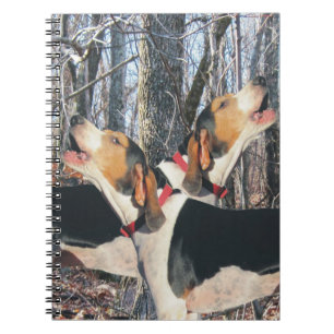 Cuaderno del Coonhound del caminante de Treeing