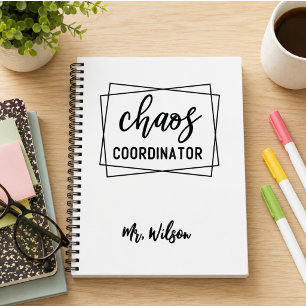 Cuaderno del Coordinador del Caos – Frase divertid