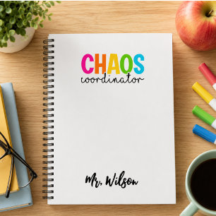 Cuaderno del Coordinador del Caos – Frase divertid
