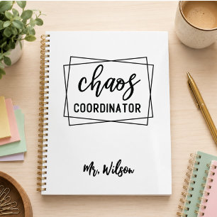Cuaderno del Coordinador del Caos – Frase divertid
