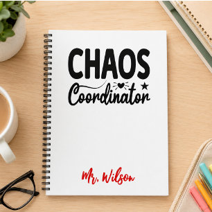 Cuaderno del Coordinador del Caos – Frase divertid
