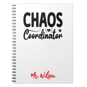 Cuaderno del Coordinador del Caos – Frase divertid