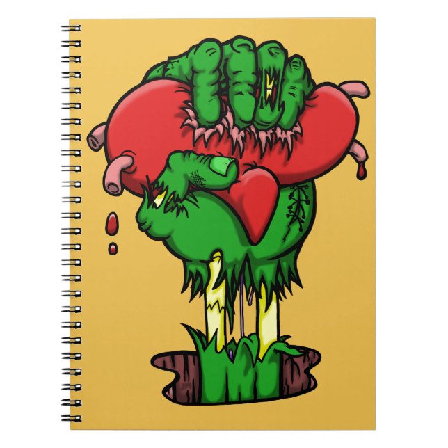 Cuaderno del corazón del zombi - 80 páginas (Frente)