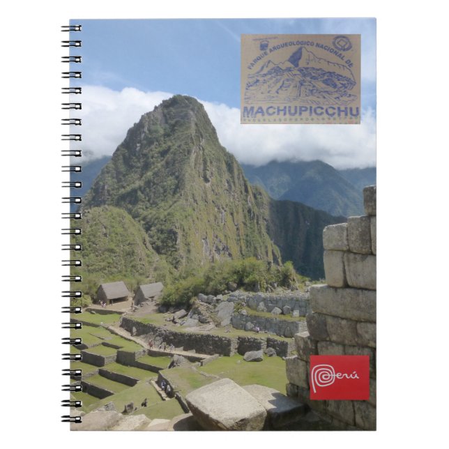 Cuaderno del destino del viaje de Perú (Frente)