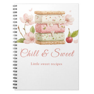 Cuaderno del Día del Sándwich de Helado para recet
