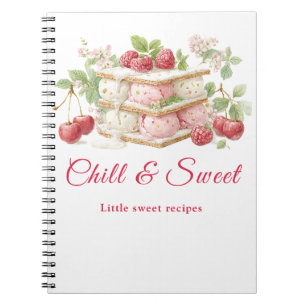 Cuaderno del Día del Sándwich de Helado para recet