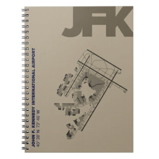 Cuaderno del diagrama del aeropuerto de John F.