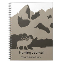 Cuaderno del diario de la caza