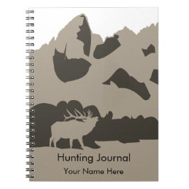 Cuaderno del diario de la caza