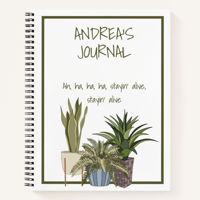 Cuaderno del Diario de la Planta Lírica de Canción (Anverso)