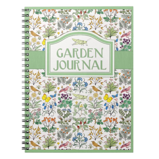 Cuaderno del diario del jardín del boticario de (Frente)