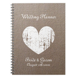 Cuaderno del diario del organizador del