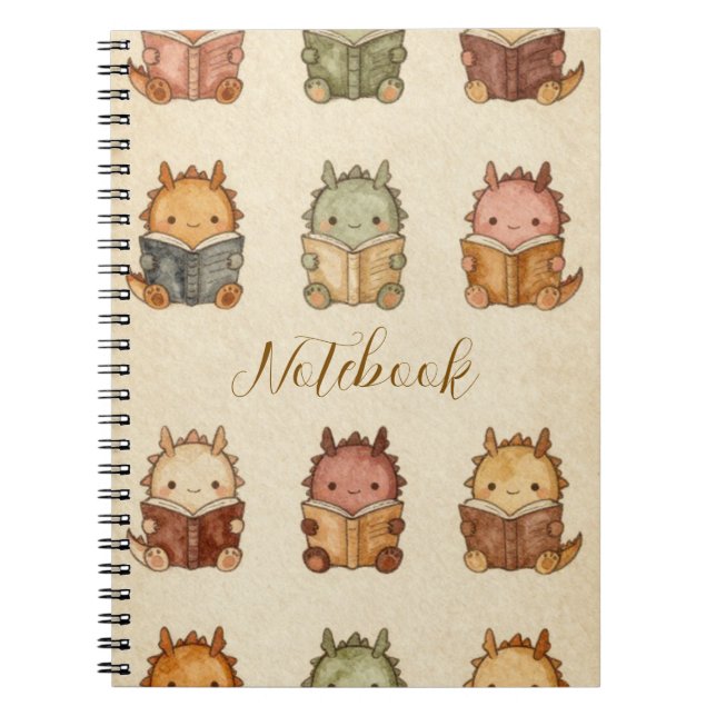 Cuaderno del dragón libresco (Frente)