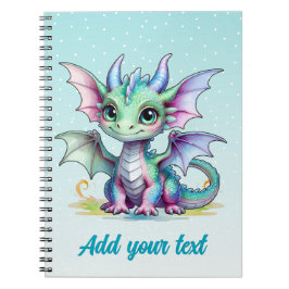 Cuaderno del Dragón Pastel – Azul Acuático