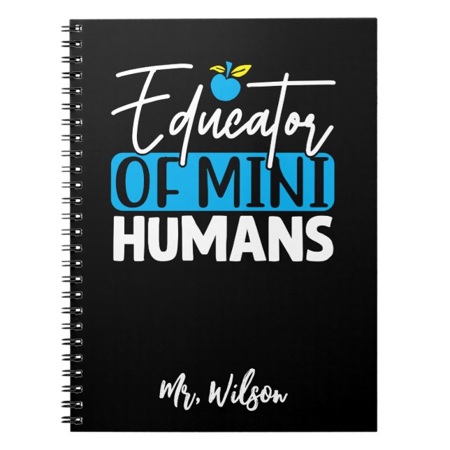 Cuaderno del educador de humanos miniatura – Profe (Frente)