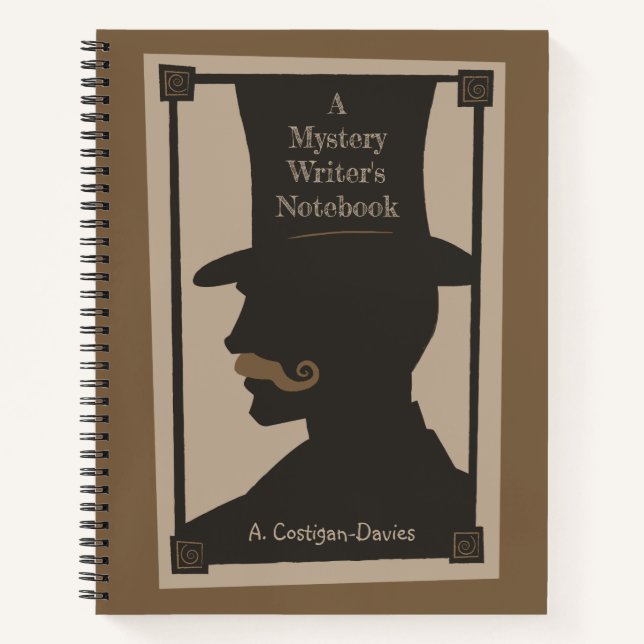 Cuaderno del escritor de misterio Villain (Anverso)