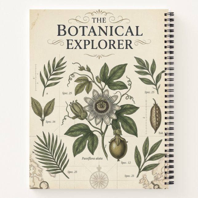 Cuaderno del Explorador Botánico (Reverso)