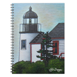 Cuaderno del faro del arte de la materia textil