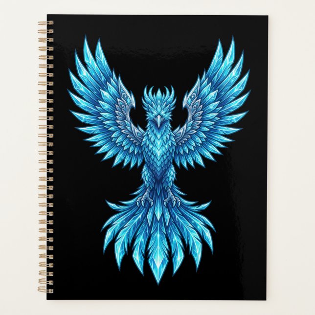 Cuaderno del Fénix Azul Ascendente - Diario de Art (Anverso)
