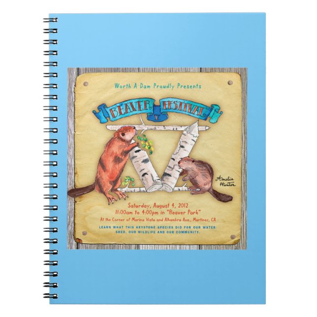 Cuaderno del festival V del castor de Martínez (Frente)