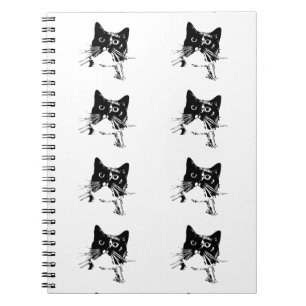 Cuaderno del gato del smoking
